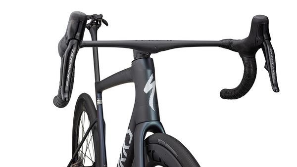 S-WORKS TARMAC SL8 Di2 Rennvelo / satin carbon viavi cynan blue viavi silver blue pe / 56 CM