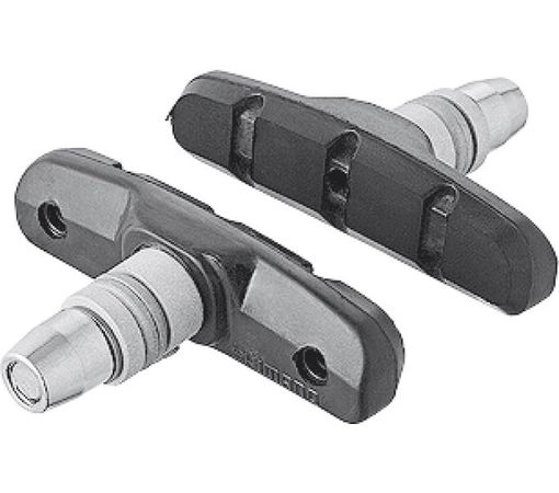 Bremsschuhe S65T / Schwarz / 10 Paar, mit Befestigungsmuttern