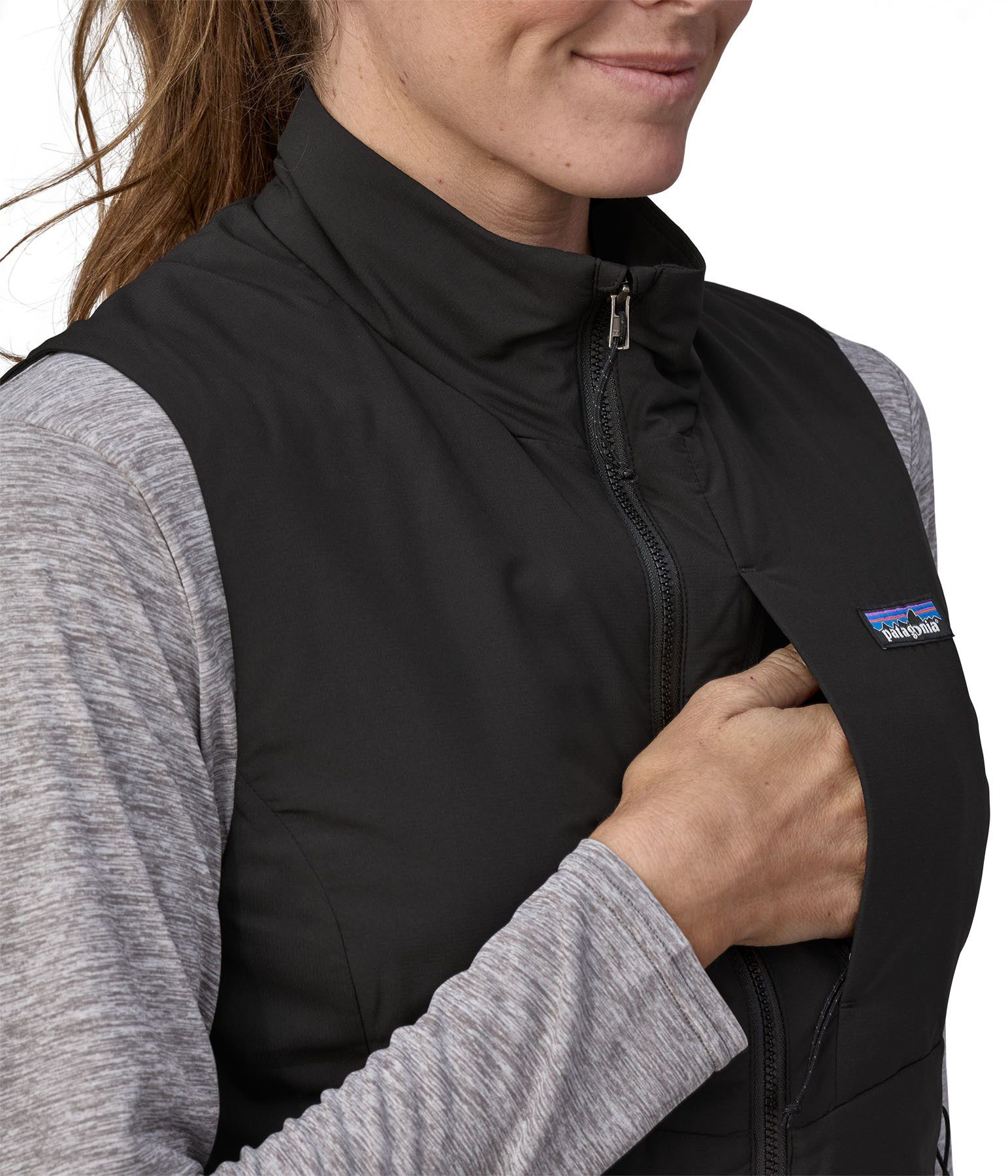 NANO-AIR LIGHT Damen-Windweste / black / XL
