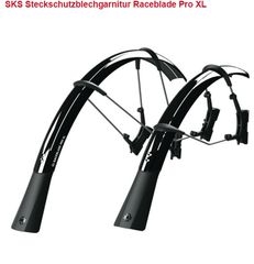 RACEBLADE Steckschutzblechgarnitur Pro / schwarz / 28", 25mm