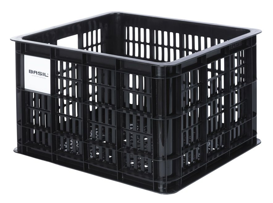 Fahrradkiste Crate / schwarz / 29.5 l, 44 cm, 33 cm, 25 cm