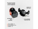 SADDLE Ai ALERT 250 Rücklicht / Schwarz / 250 Lumen