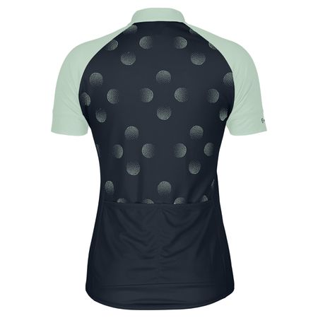 ENDURANCE 30 Damen-Kurzarmtrikot / dark blue/fresh green / M