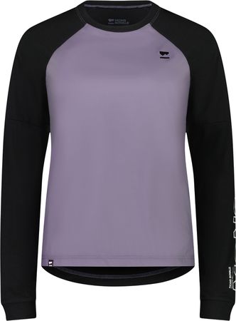 TARN WIND Damen-Merino-Langarmshirt mit Windschutz / shark/black / XS