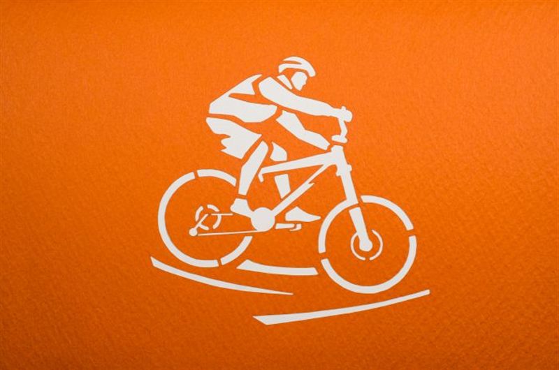 3D-Grusskarte Bike 2