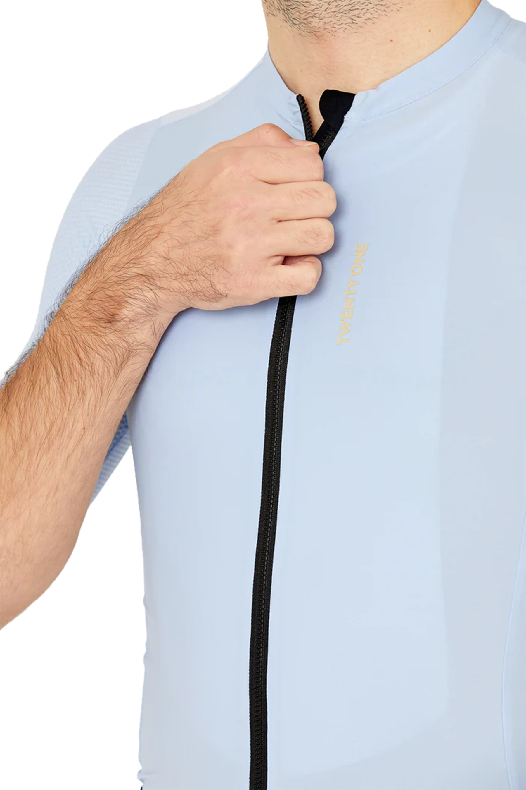 AERO LIGHT Herren-Kurzarmtrikot / ice blue / L