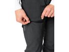 YARAS WARM Damen-Regenhose wattiert / black uni / 44