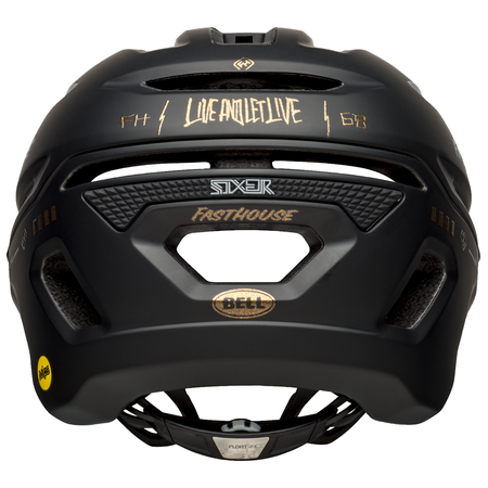 Sixer MIPS Helmet / matte/gl black/gold fasthouse / M