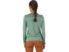 DIVERSION Damen-Merino-Langarmshirt / thyme/cypress / M