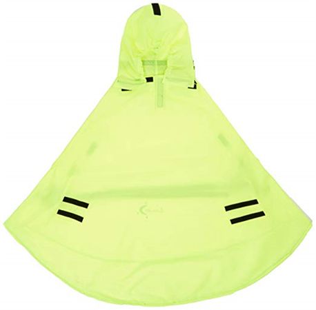 LUCKY CAPE Kindersitzregenschutz und Regenponcho / neongelb