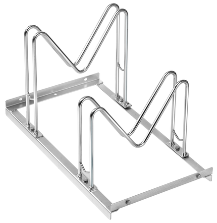 PARKER Veloständer 2er / silber / Bügel-Innenbreite 60mm