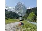 MOKKA TO GO Outdoor-Espressokanne / 17.8 x 7.5cm / alu schwarz