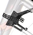 RACEBLADE Steckschutzblechgarnitur Pro / schwarz / 28", 25mm