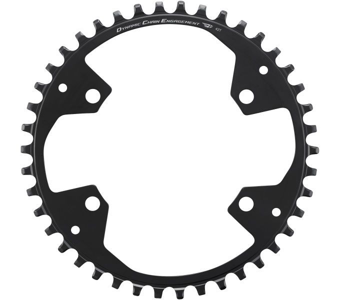 Kettenblatt Cues FC-U6000 Single / schwarz / 42 Zähne, 110 mm