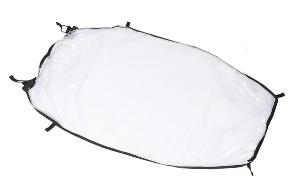 ERSATZ-REGENVERDECK (1-Plätzer) / transparent