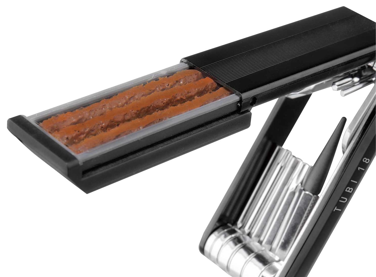 TUBI 18 Tubeless-Multitool, 18 Funktionen / black / 18 Funktionen
