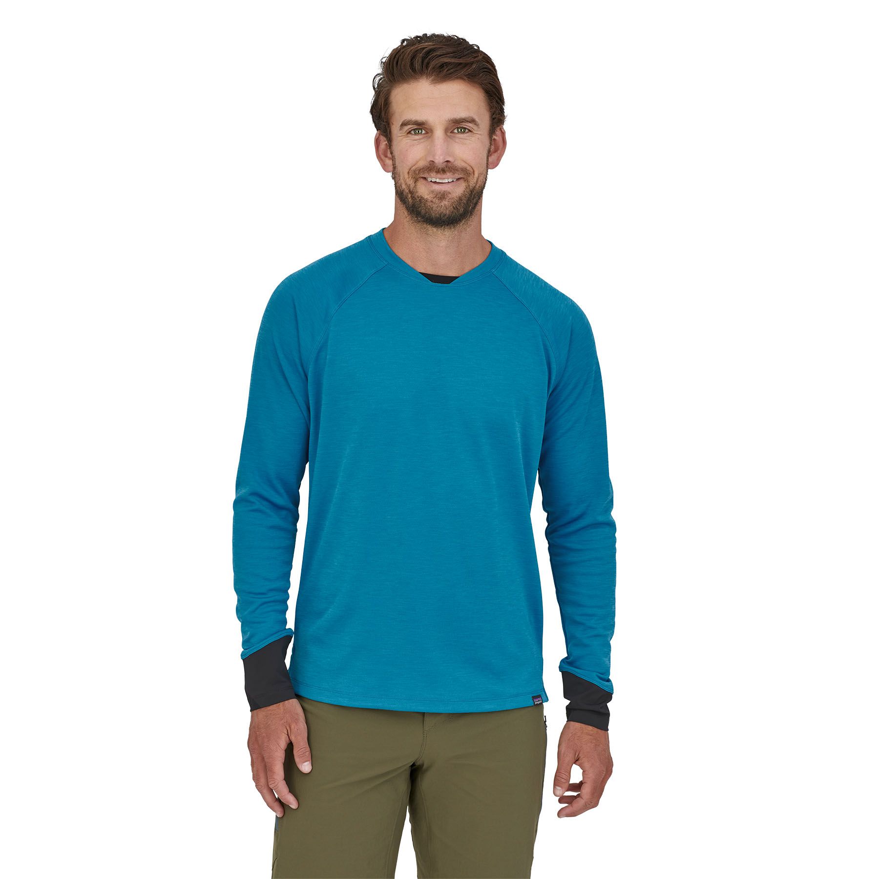 DIRT CRAFT Herren-Langarmshirt / anacapa blue / S