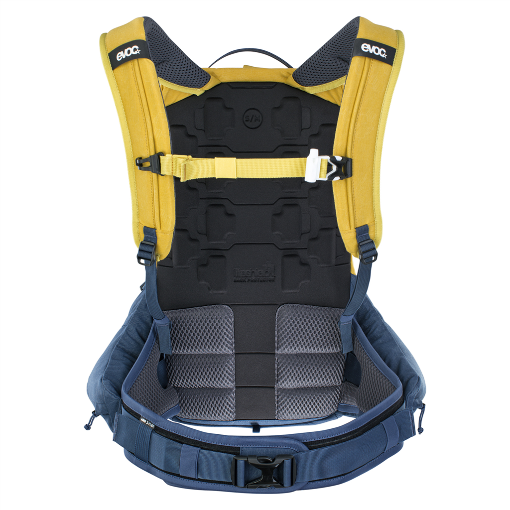 TRAIL PRO 16 Protektorerucksack / curry/denim / S/M