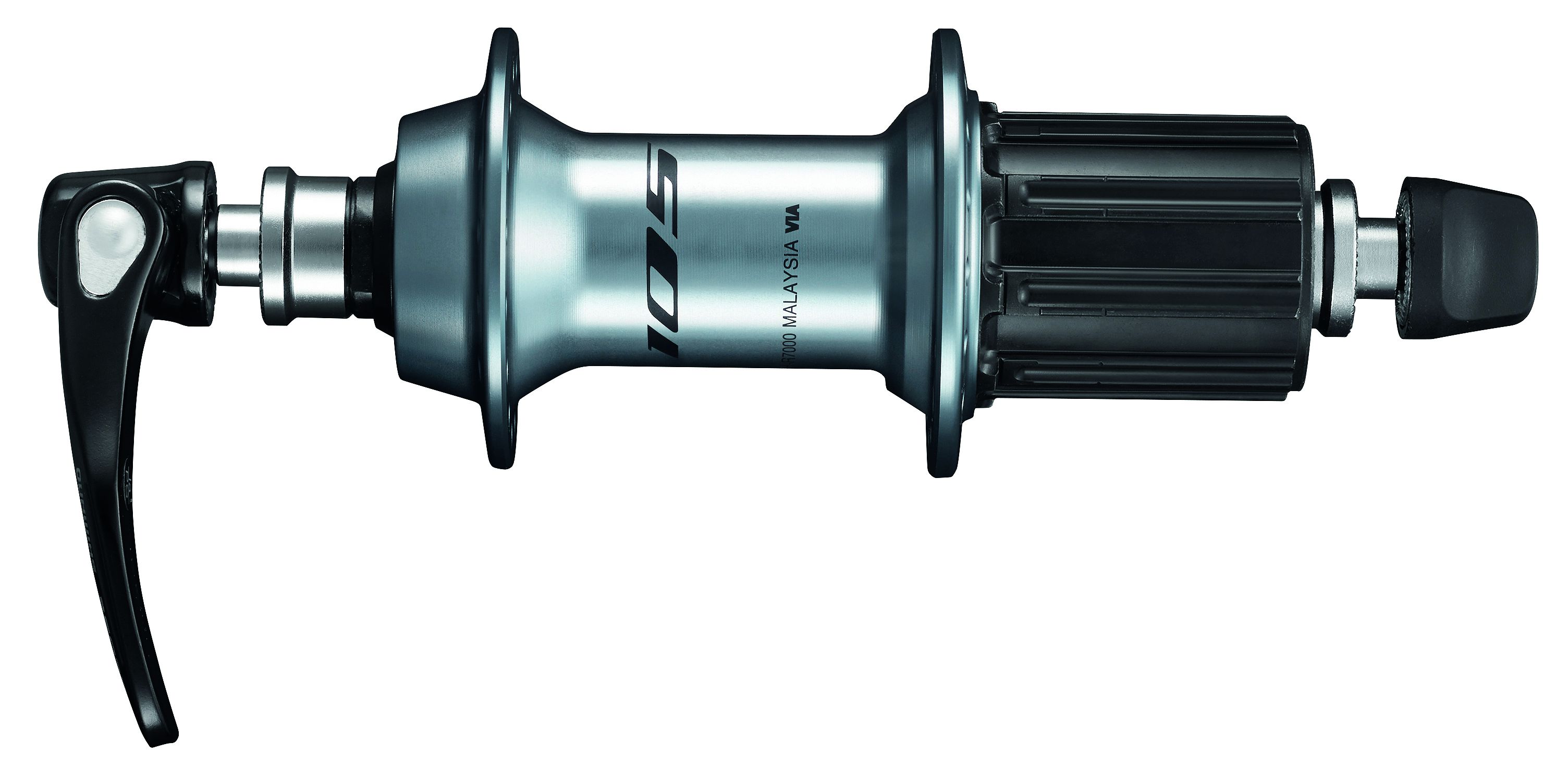 Hinterradnabe 105 FH-R7000 / silber / 36