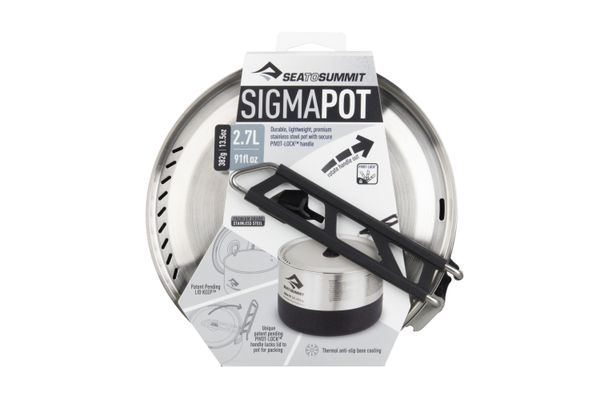 SIGMA POT Edelstahltopf (1.9L, 2.7L) / silber / 1.9L