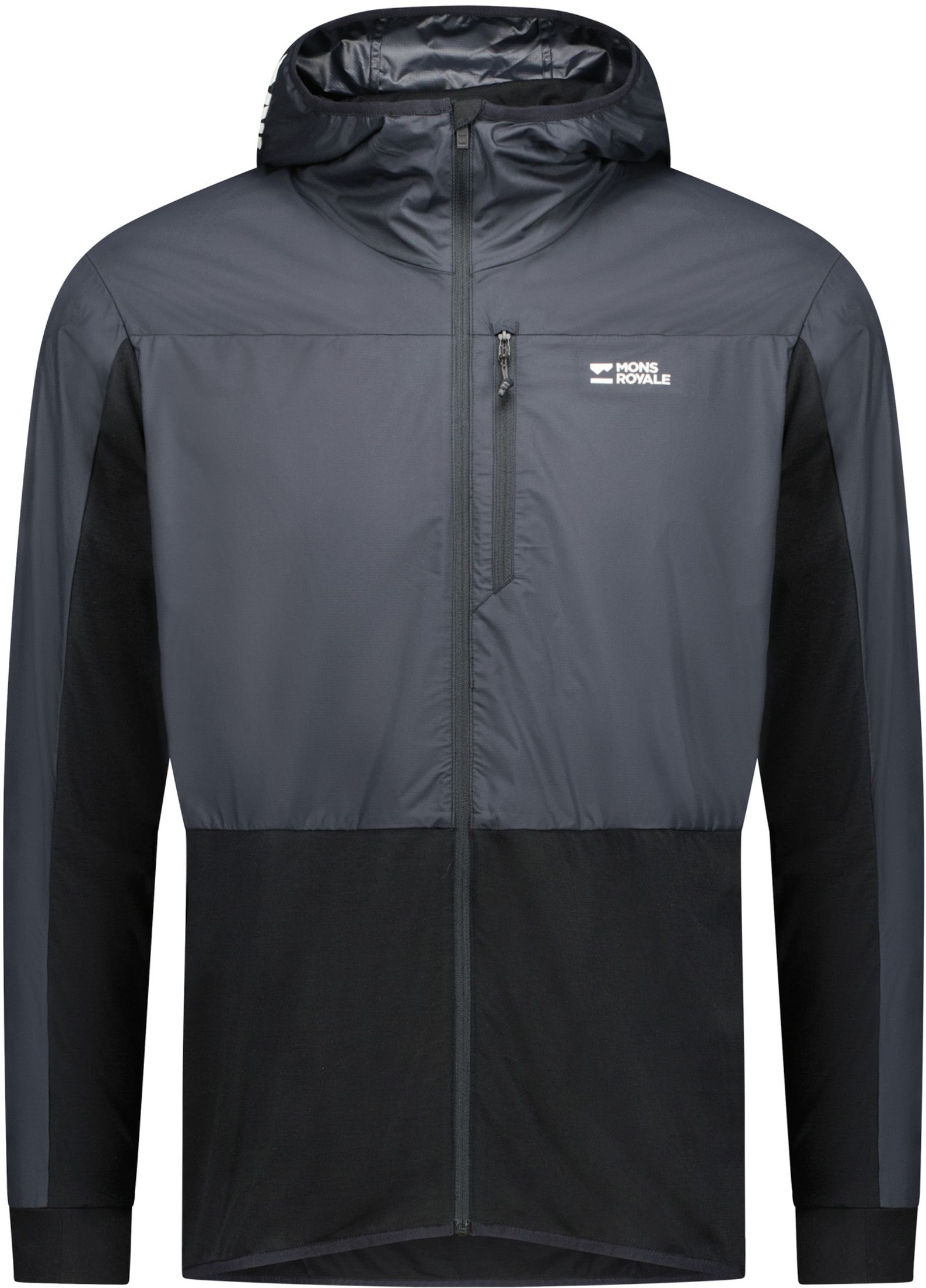 DIVERSION Herren-Merino-Windjacke / black / XL