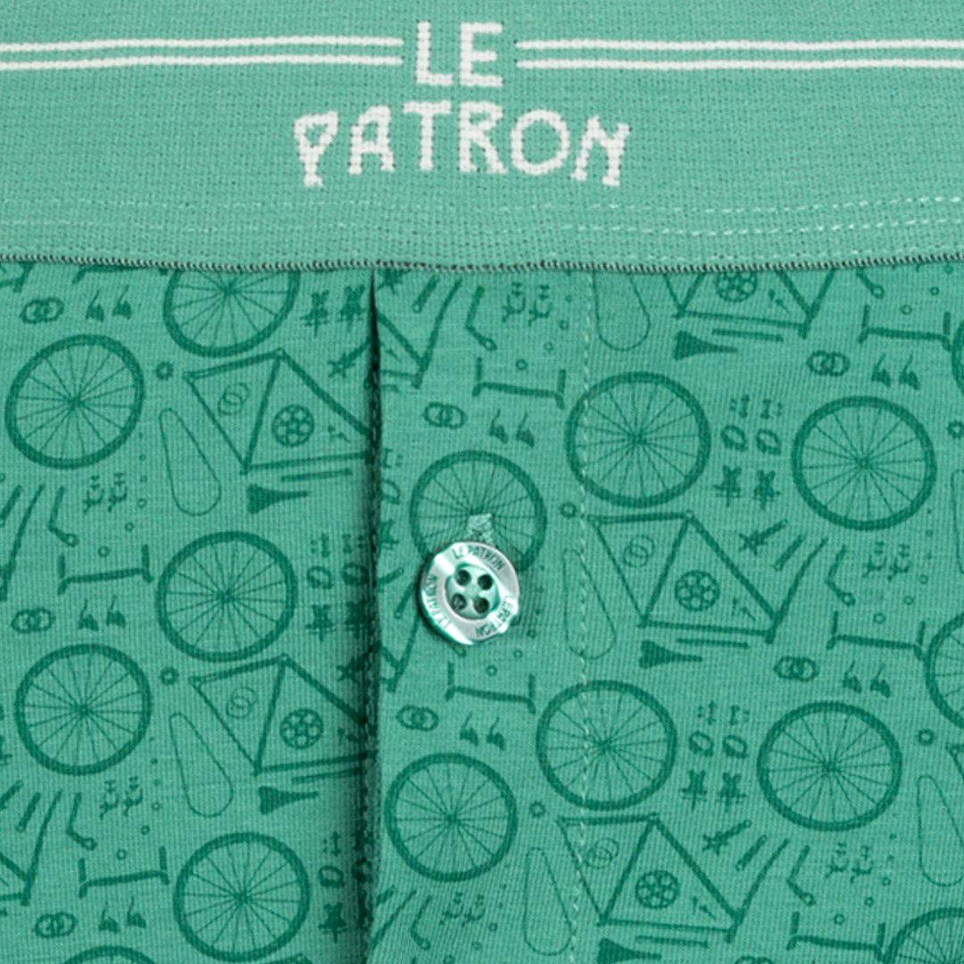 BICYCLES Boxershorts, Set 2-farbig / mint, red / L