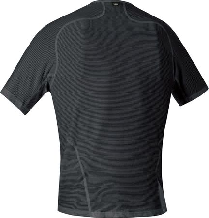 M BASE LAYER Herren-Kurzarmshirt / black / M