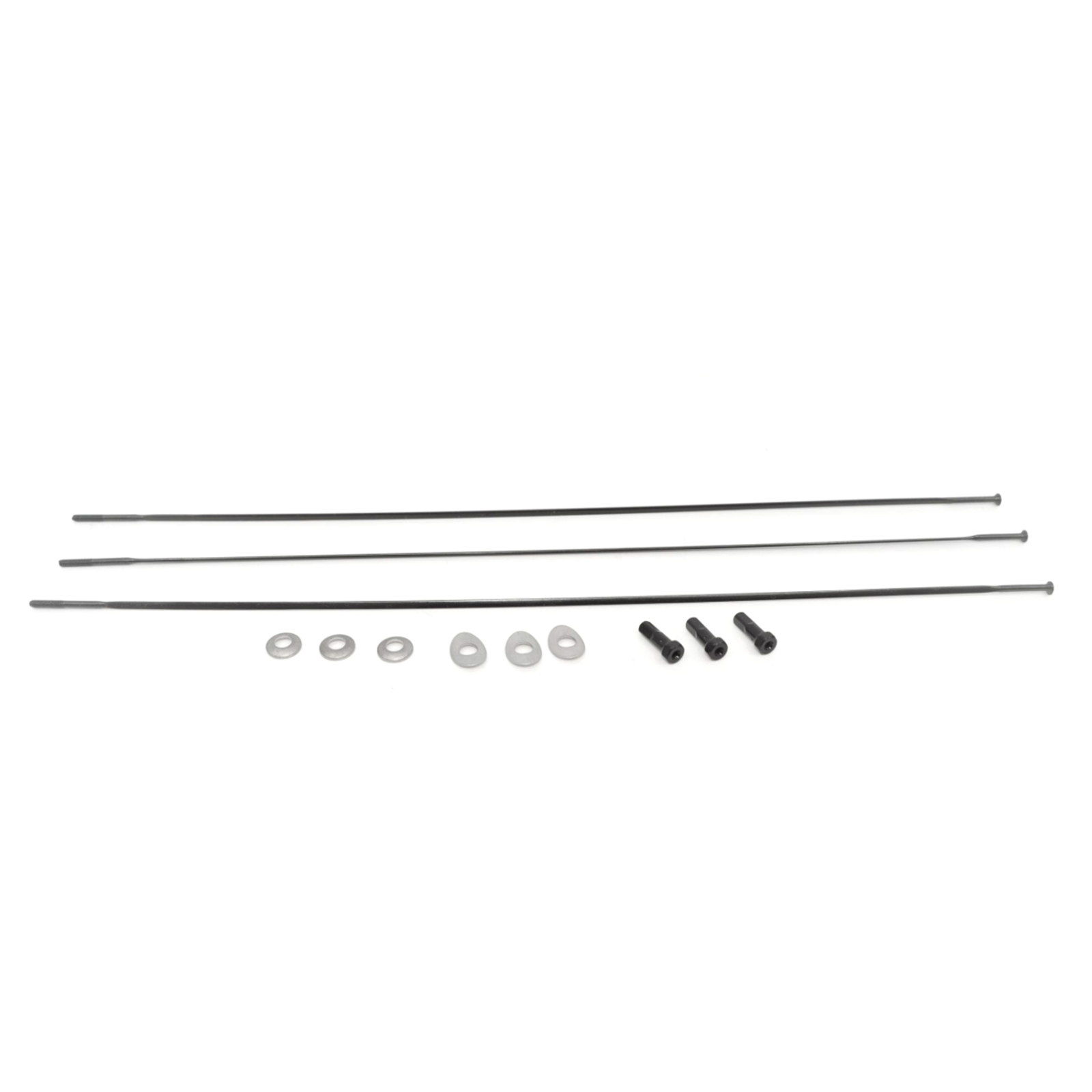 Spoke and Nipple 282mm CX-Ray Straight Pull Qty 3 / black