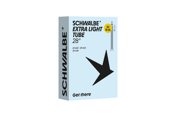 SCHWALBE EXTRALIGHT Schlauch / 28", SV15-EL, 80mm, 23/28-622/630