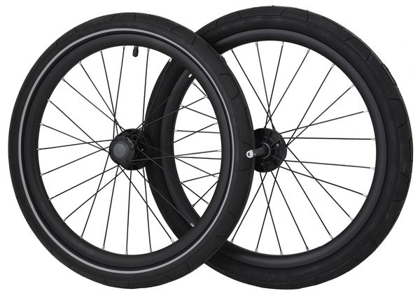 CHARIOT SPORT Laufradsatz (links/rechts) für Kinderanhänger mit Scheibenbremsen