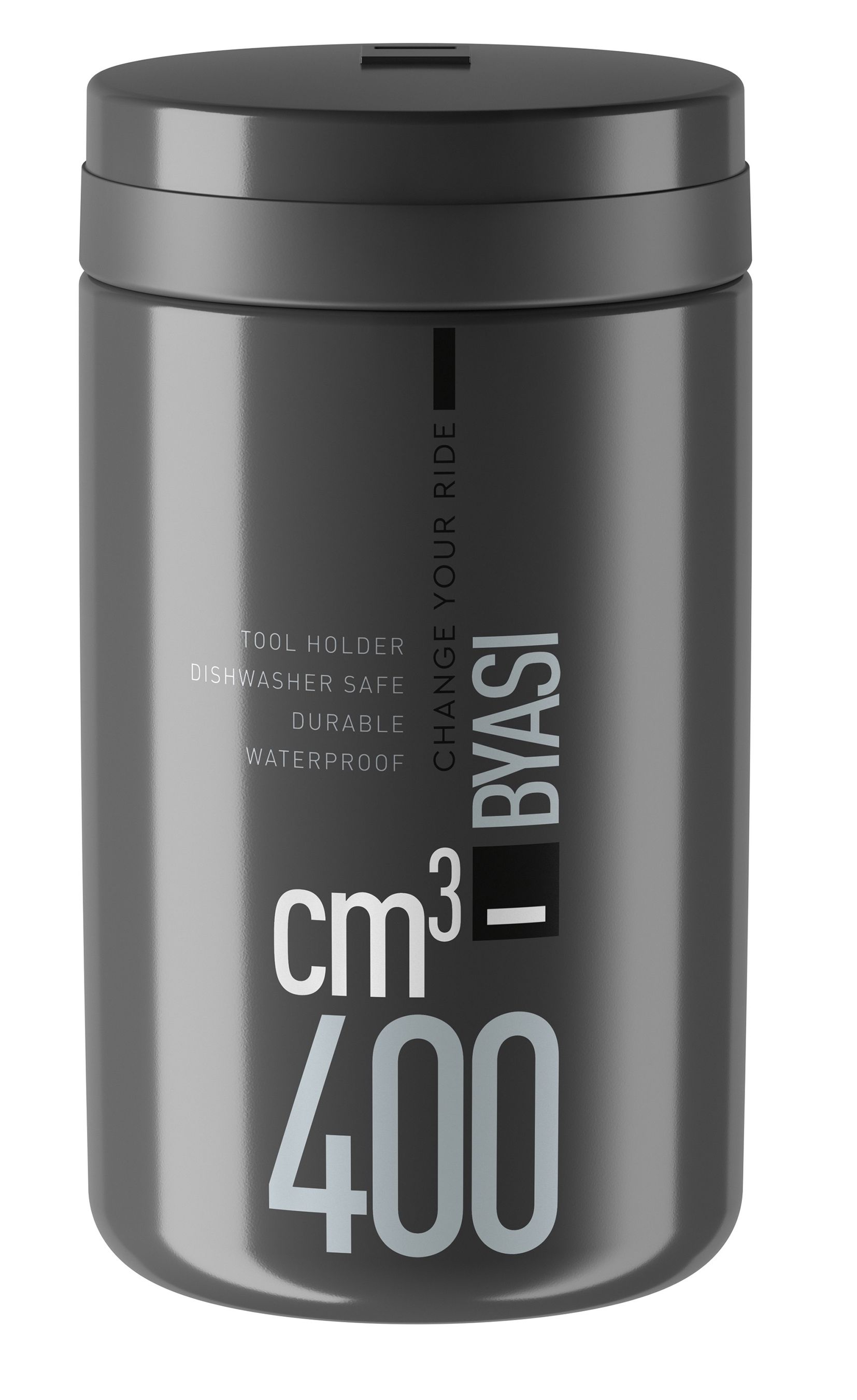 Werkzeugbidon Byasi dunkelgrau / dunkelgrau / 400 cm3