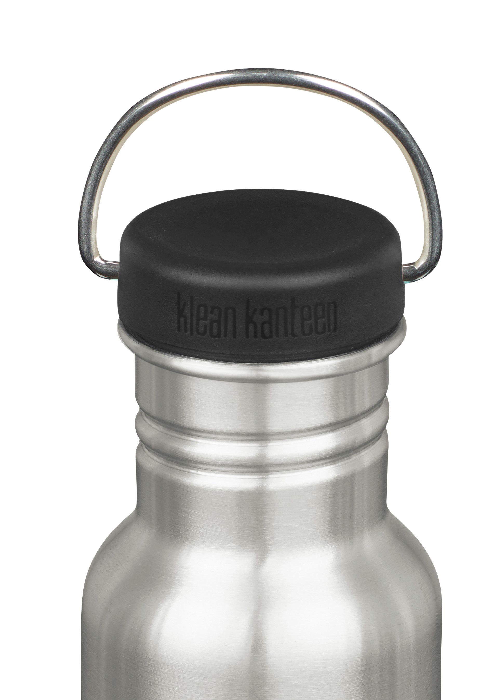 CLASSIC Edelstahlflasche / brushed stainless /  800ml, Loop Cap