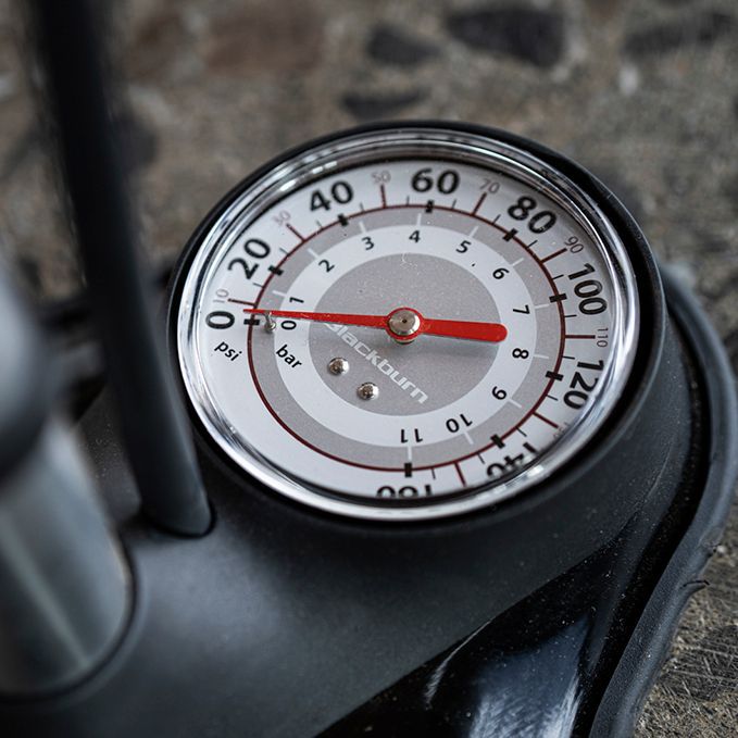 CORE 3 Standpumpe, 3" Manometer / silver