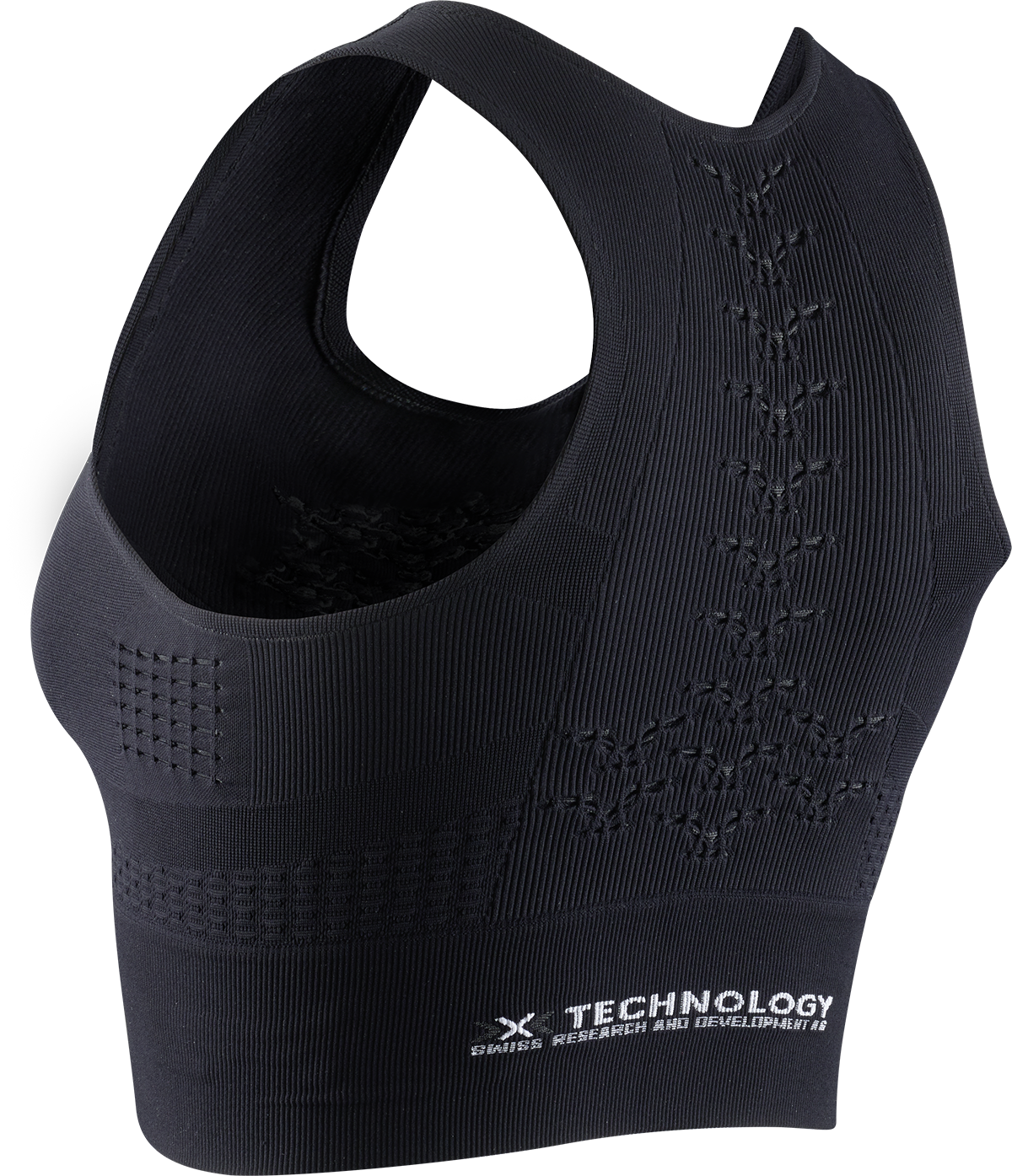 Women Energizer 4.0 Fitness Crop Top / black white / S