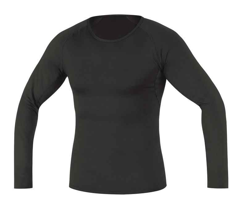 M BASE LAYER THERMO Herren-Langarmshirt / schwarz / S
