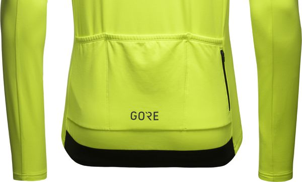 C3 THERMO Herren-Thermo-Langarmtrikot / neon yellow / M