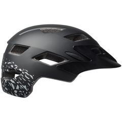 Sidetrack Child Helmet / matte black/silver fragments