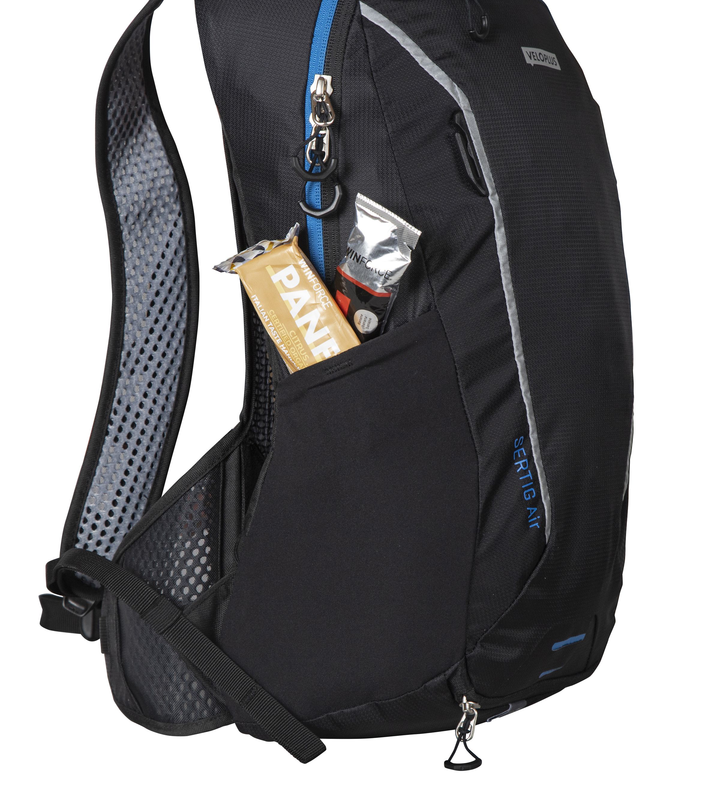 SERTIG AIR Rucksack, 12l / schwarz blau / 12L