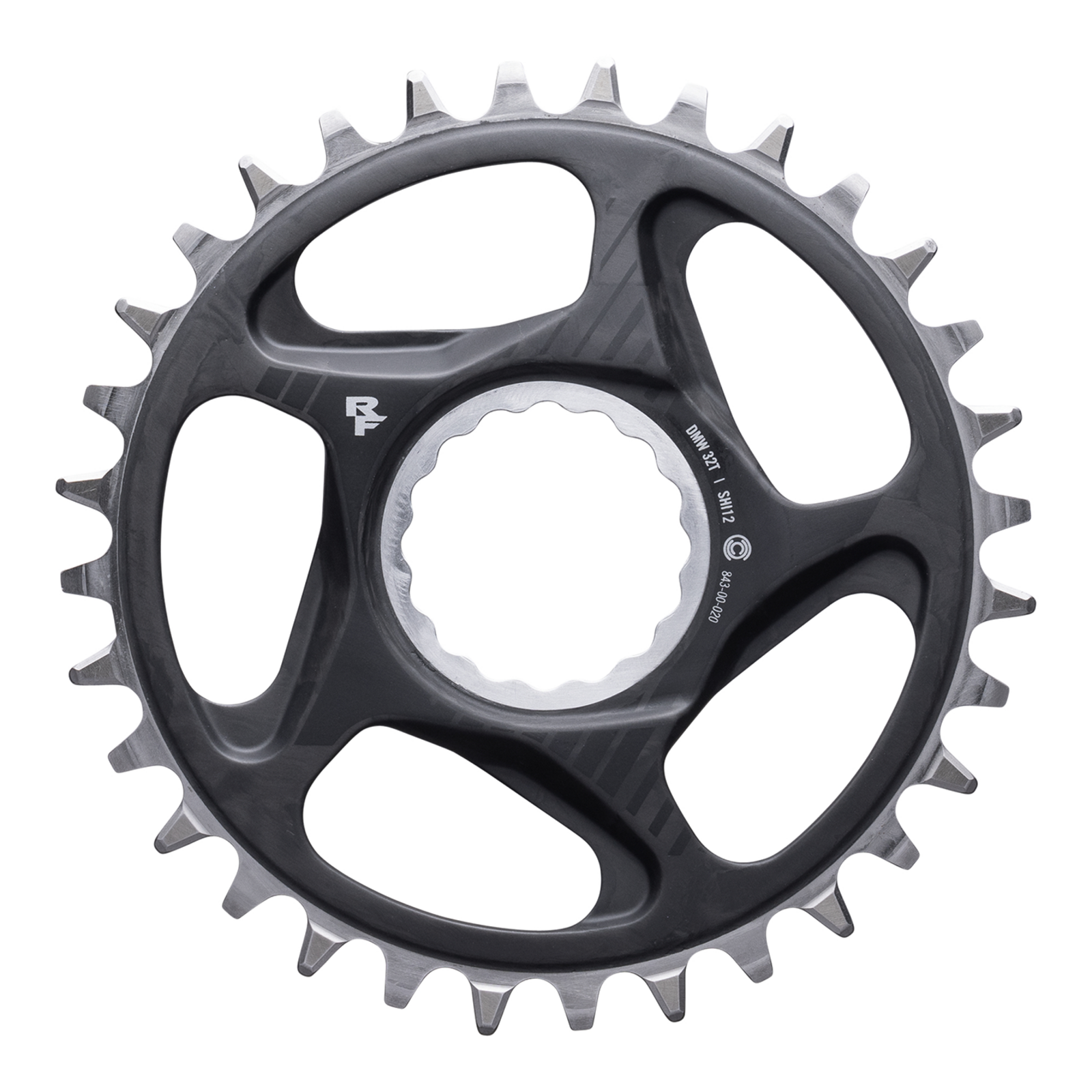 RF ERA DM Carbon W Chainring Shimano 1x12SPD 55CL / black / 32T