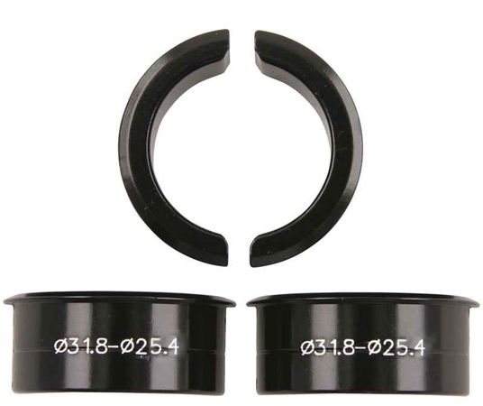 BAR SHIM 31.8mm => 25.4mm / schwarz / 25.4mm