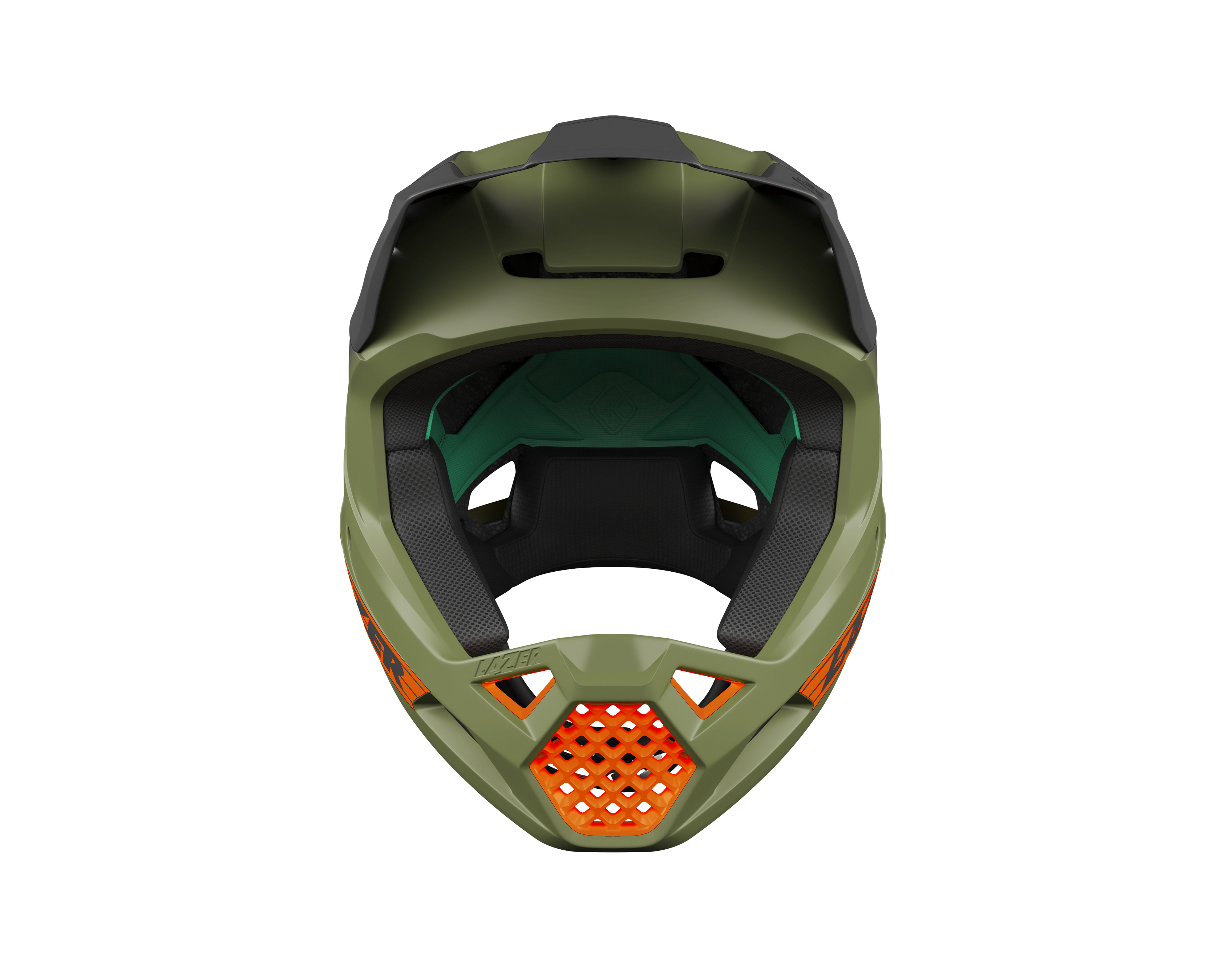 LAZER Unisex Extreme Chase Kineticore Helm / matte moss / L