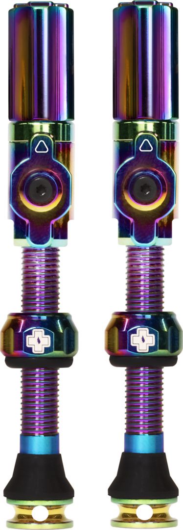 Tubeless Valves Big Bore Hybrid / Iridescent / 75 mm