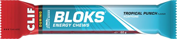 CLIF BLOKS Energiewürfel 60g / TROPICAL PUNCH mit Koffein