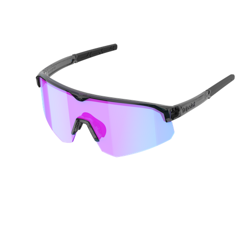 LAKE VICTORIA Sportbrille / shiny transp black/purple blue