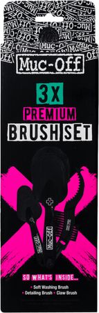 3x Brush Set