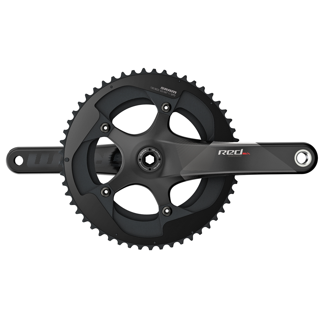 Crankset Red 22/Red eTap BB30 / natural carbon / 167.5mm/53/39t