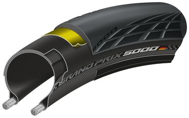 GRAND PRIX 5000 Rennveloreifen (23, 25, 28, 32C) / schwarz / 700 X 32C