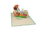 3D POP-UP Grusskarte Tiefeinsteiger / grün