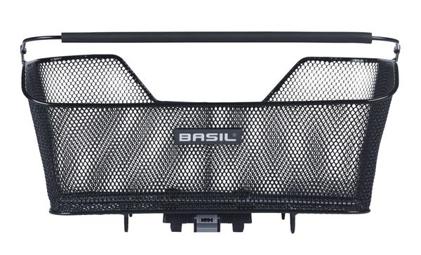 Base XL MIK Fahrradkorb hinten (Öko-Bodenkorb) / schwarz