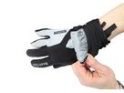 BEAM COVER Unisex-Handschuh mit reflektierender Schutzhülle / schwarz_silber / XL
